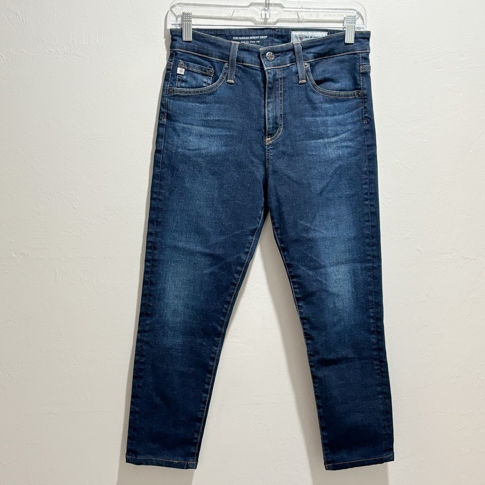 AG ADRIANO GOLDSCHMIED Women’s The FARRAH Skinny Crop Jeans High Rise Size 27
